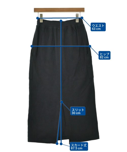 ZUCCa（ズッカ）ロング・マキシ丈スカート 黒 サイズ:M レディース/2200660115054