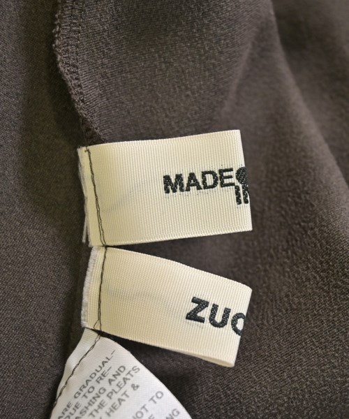 ZUCCa（ズッカ）シャツワンピース 茶 サイズ:M レディース/2200660115061