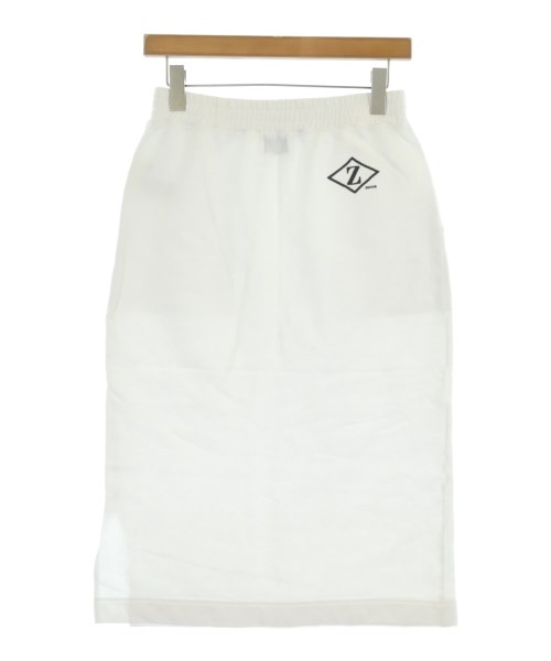 ZUCCa（ズッカ）ひざ丈スカート 白 サイズ:M レディース/2200661126042