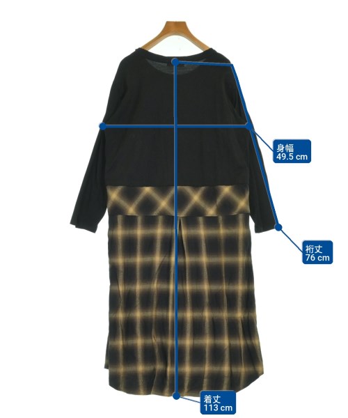 ZUCCa（ズッカ）ワンピース 黒 サイズ:M レディース/2200713852028