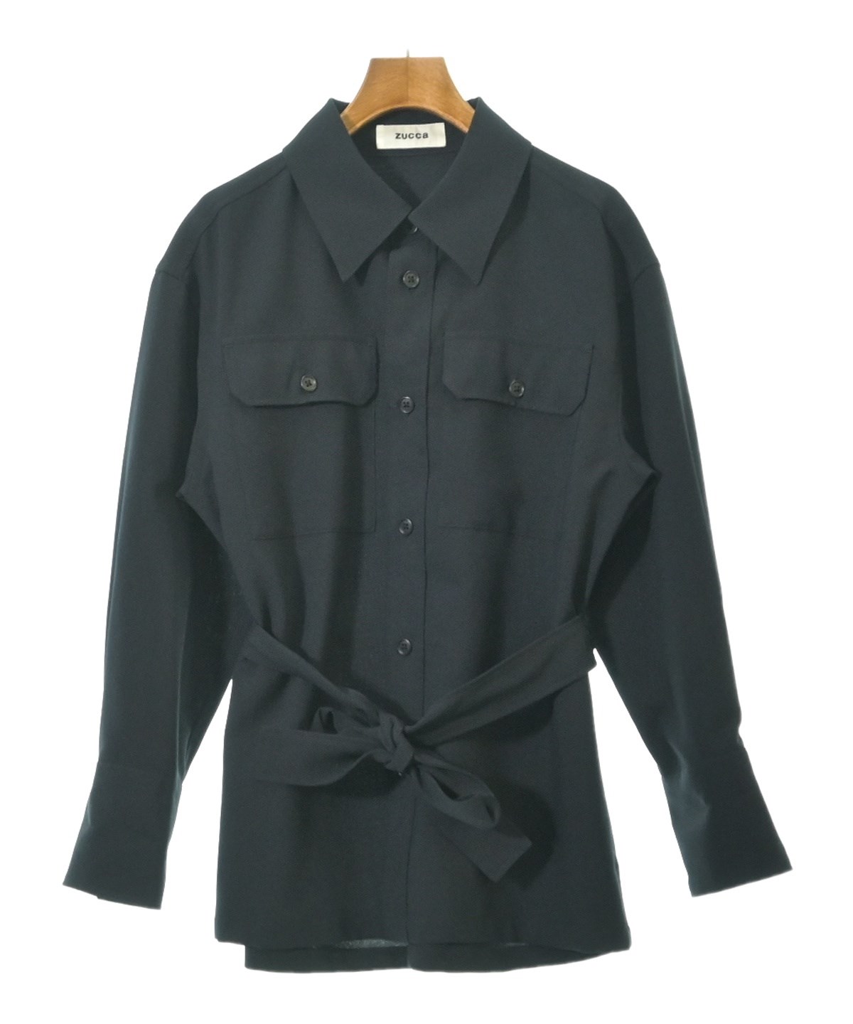 ZUCCa（ズッカ）カジュアルシャツ 紺 サイズ:M レディース