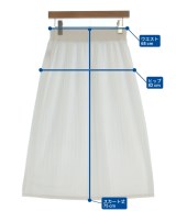 ZUCCa（ズッカ）ロング・マキシ丈スカート 白 サイズ:M レディース/2200646625058