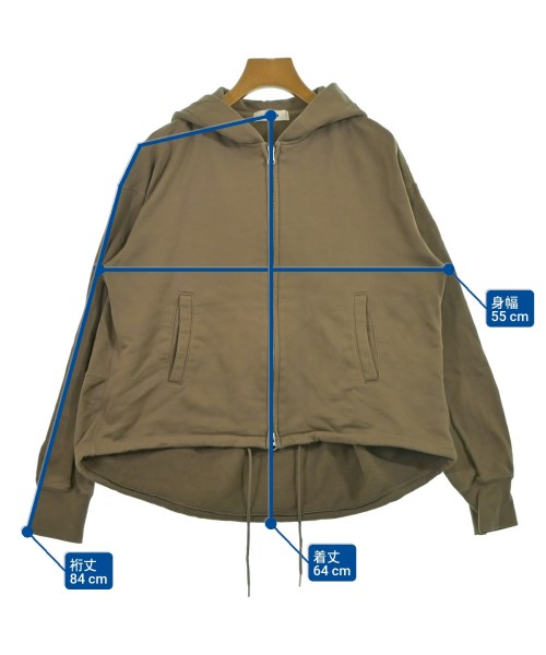ZUCCa（ズッカ）パーカー 茶 サイズ:-(M位) レディース/2200620059053