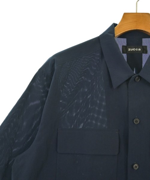 ZUCCa（ズッカ）カジュアルシャツ 紺 サイズ:M メンズ/2200620059077