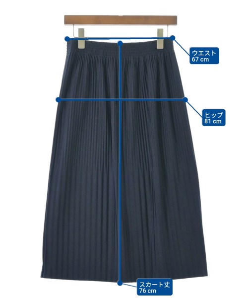 ZUCCa（ズッカ）ロング・マキシ丈スカート 紺 サイズ:M レディース/2200648100089