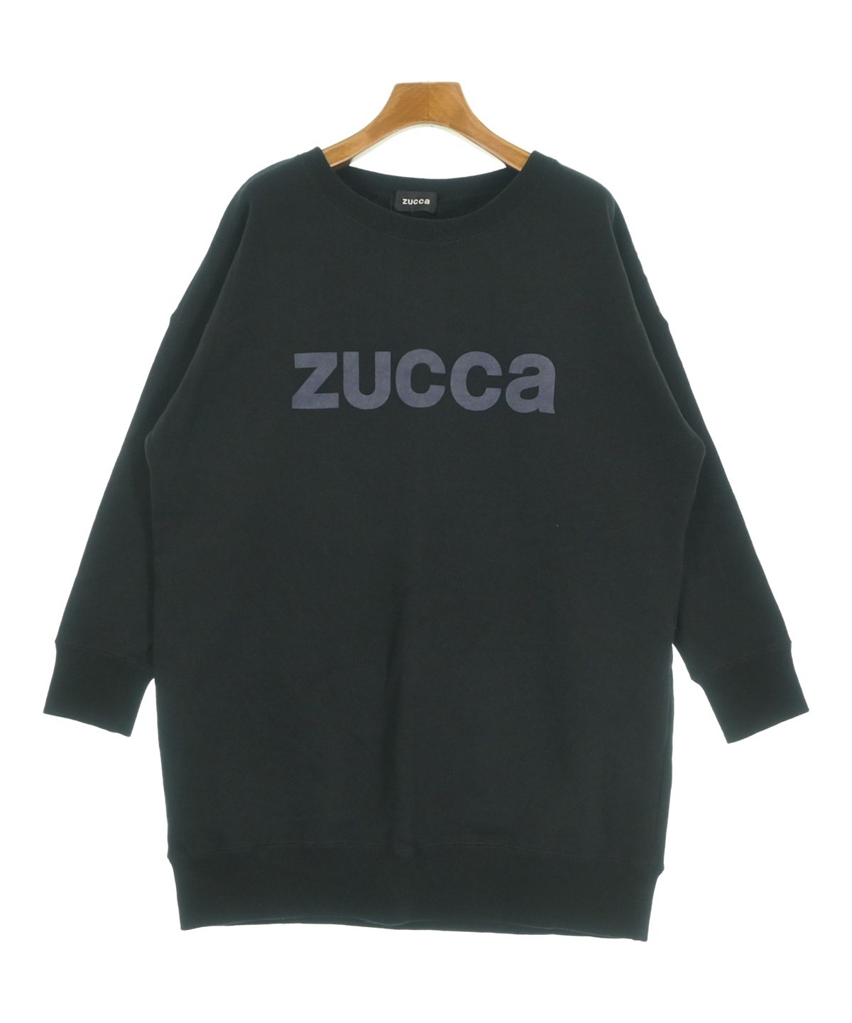 【新品タグ付き】ZUCCA ズッカ　ロゴ　トレーナー　スエット　【M 】　黒 ZUCCa（ズッカ）スウェット 黒 サイズ:M レディース/2200641346095
