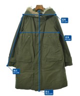 ZUCCa（ズッカ）モッズコート カーキ サイズ:M レディース/2200644909013
