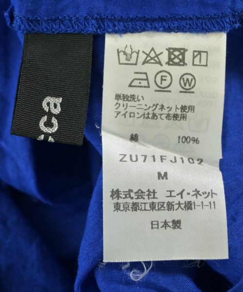 ZUCCa（ズッカ）ブラウス 青 サイズ:M レディース/2200643407107