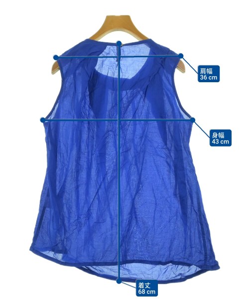 ZUCCa（ズッカ）ブラウス 青 サイズ:M レディース/2200643407107