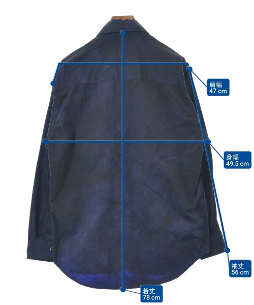 ZUCCa（ズッカ）カジュアルシャツ 紺 サイズ:-(M位) レディース/2200640153113