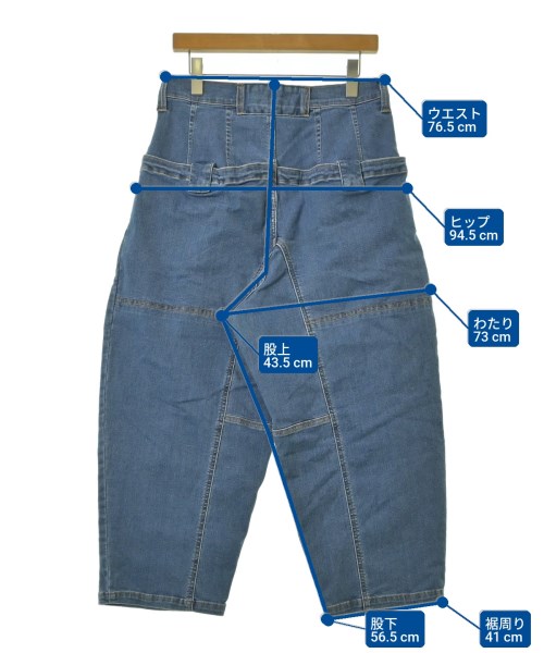 ZUCCa（ズッカ）デニムパンツ 紺 サイズ:S レディース/2200640153229