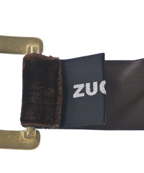ZUCCa（ズッカ）ベルト 茶 サイズ:- レディース/2200701656607