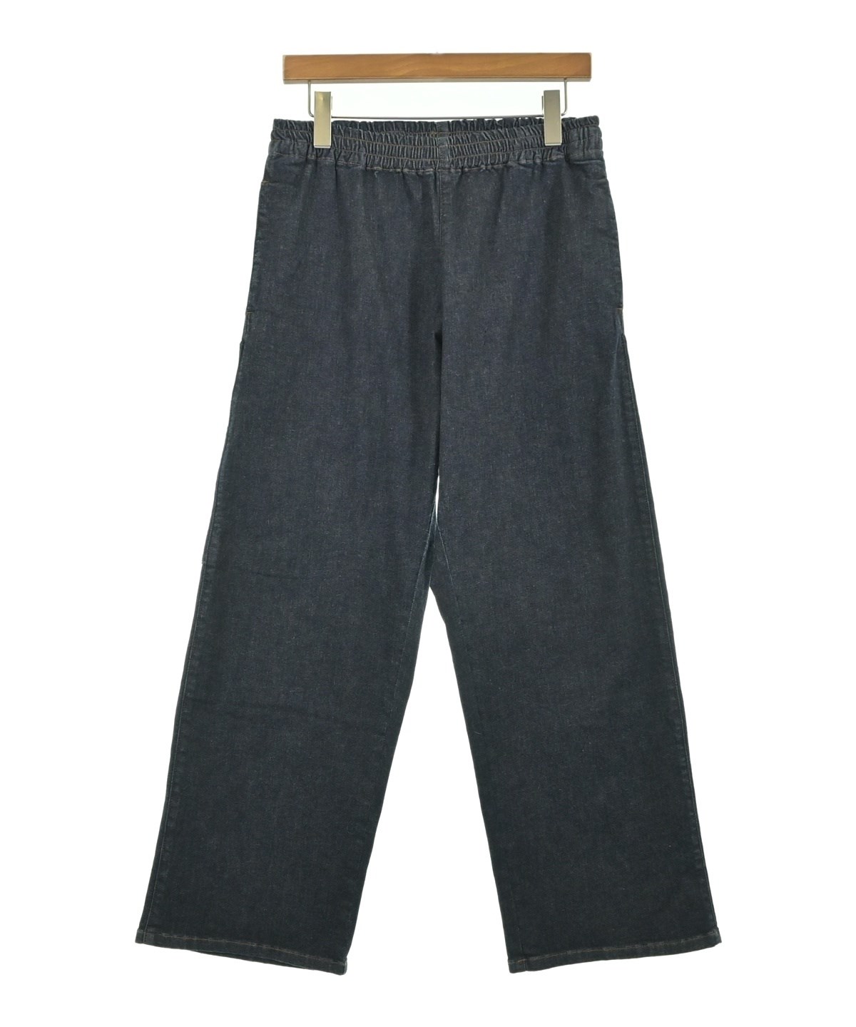 zucca ズッカ 25ssレーザーブリーチデニムパンツ　インディゴ染め　変形 ZUCCa（ズッカ）デニムパンツ 紺 サイズ:M レディース/2200702447266