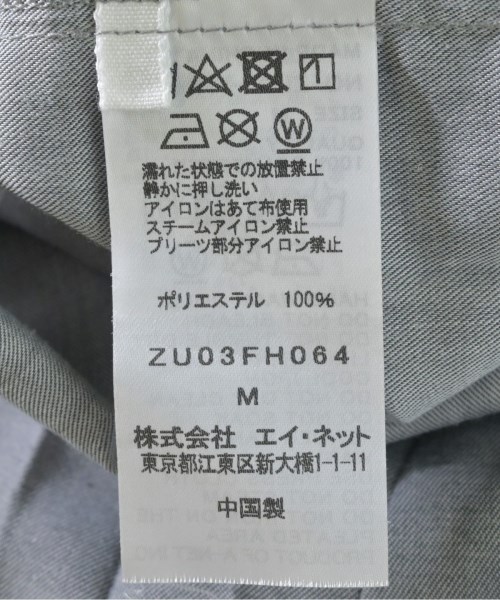 ZUCCa（ズッカ）ワンピース グレー サイズ:M レディース/2200701891046