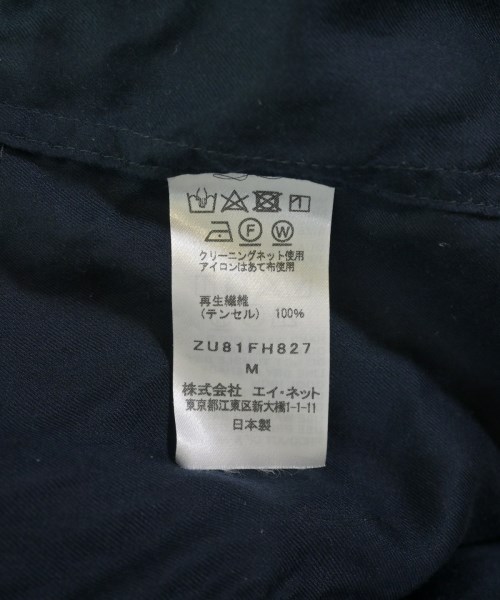 ZUCCa（ズッカ）シャツワンピース 紺 サイズ:M レディース/2200708627082