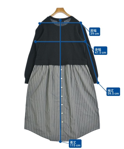 ZUCCa（ズッカ）ワンピース 黒 サイズ:M レディース/2200706185188
