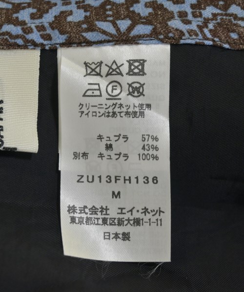 ZUCCa（ズッカ）シャツワンピース 青 サイズ:M レディース/2200706185201