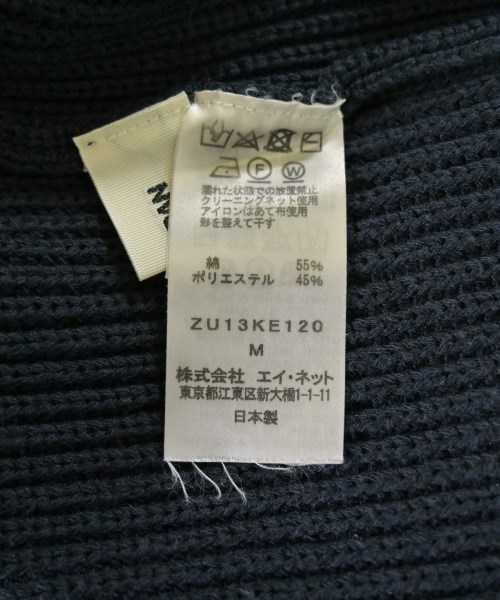ZUCCa（ズッカ）ベスト 紺 サイズ:M レディース/2200706185324