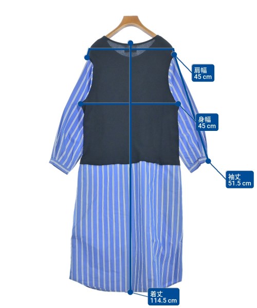 ZUCCa（ズッカ）ワンピース 青 サイズ:M レディース/2200660055015