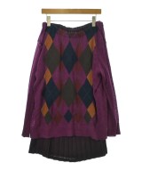 ZUCCa（ズッカ）ロング・マキシ丈スカート 紫 サイズ:M レディース/2200660055091