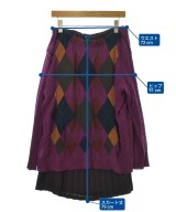 ZUCCa（ズッカ）ロング・マキシ丈スカート 紫 サイズ:M レディース/2200660055091