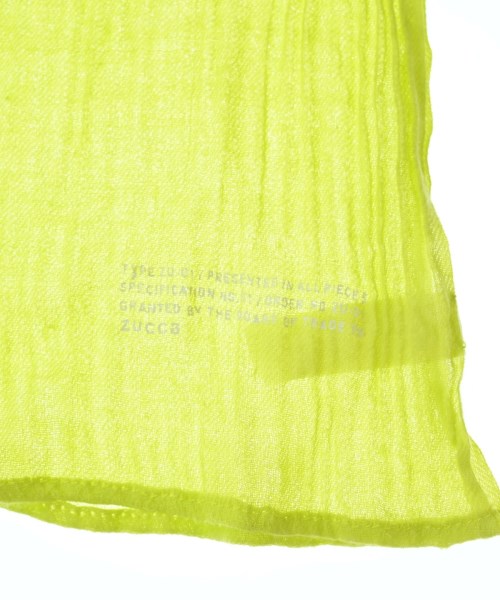 ZUCCa（ズッカ）ストール 黄 サイズ:- レディース/2200665605475