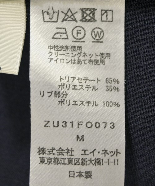 ZUCCa（ズッカ）ブルゾン 紺 サイズ:M レディース/2200734709042