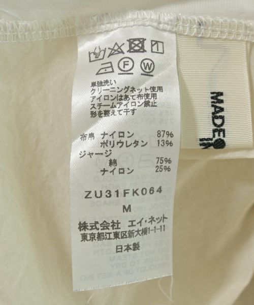 ZUCCa（ズッカ）Tシャツ・カットソー 白 サイズ:M レディース/2200722998038