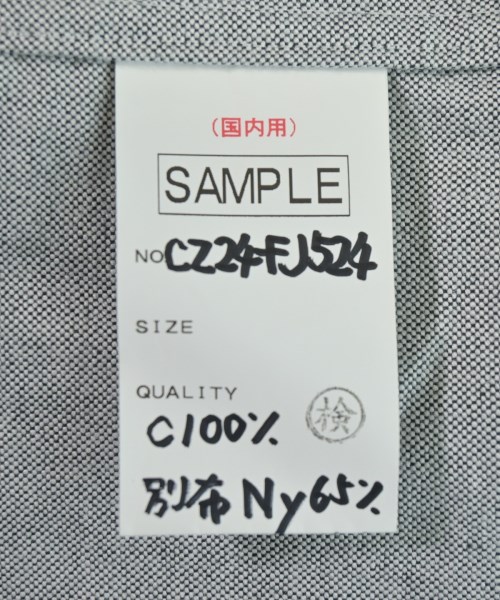 ZUCCa（ズッカ）カジュアルシャツ グレー サイズ:-(XL位) メンズ/2200722414088