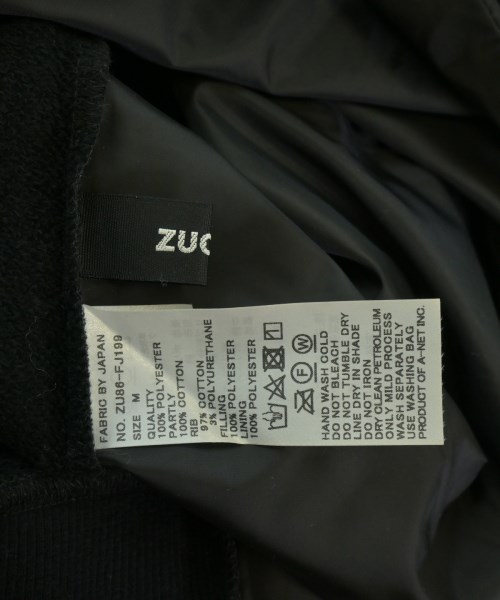 ZUCCa（ズッカ）スウェット 黒 サイズ:M レディース/2200726145025