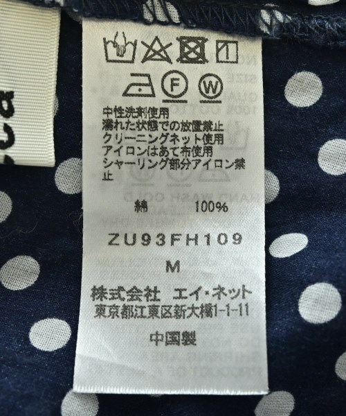 ZUCCa（ズッカ）シャツワンピース 紺 サイズ:M レディース/2200720243031