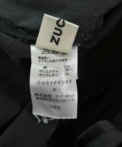 ZUCCa（ズッカ）デニムパンツ 黒 サイズ:S レディース/2200682635035