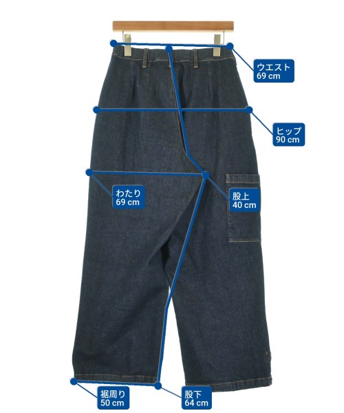 ZUCCa（ズッカ）デニムパンツ 紺 サイズ:S レディース/2200687407026