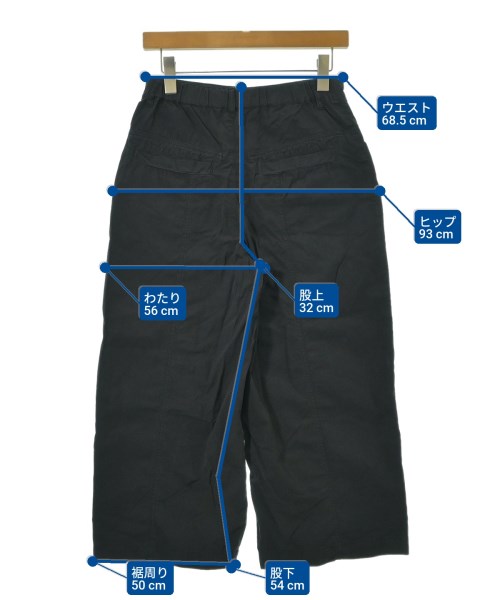 ZUCCa（ズッカ）クロップドパンツ 黒 サイズ:S レディース/2200685690161