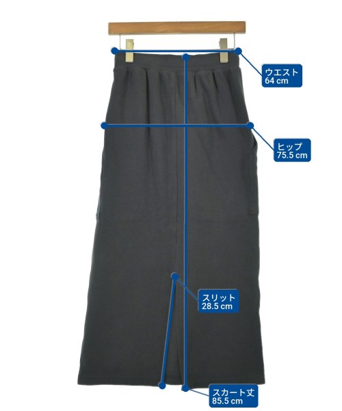 ZUCCa（ズッカ）ロング・マキシ丈スカート 黒 サイズ:M レディース/2200686504085
