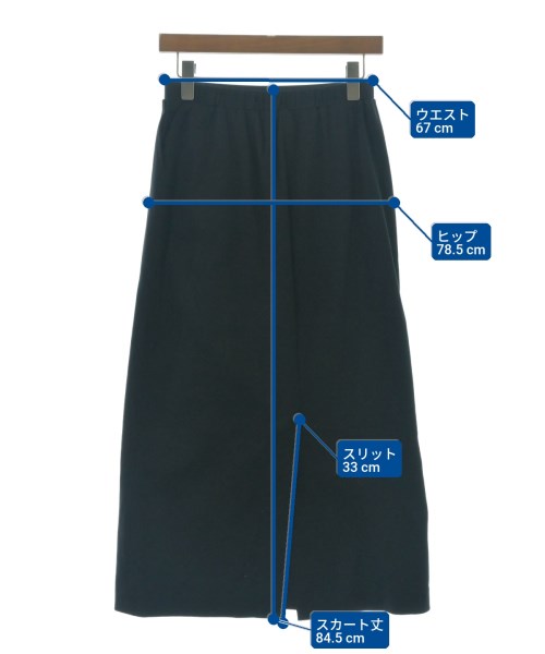 ZUCCa（ズッカ）ロング・マキシ丈スカート 黒 サイズ:M レディース/2200687881123