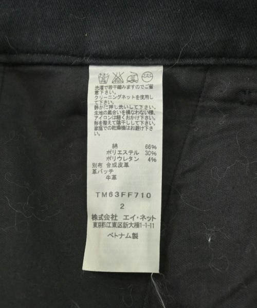 TSUMORI CHISATO（ツモリチサト）チノパン 黒 サイズ:2(M位) メンズ/2200702447198