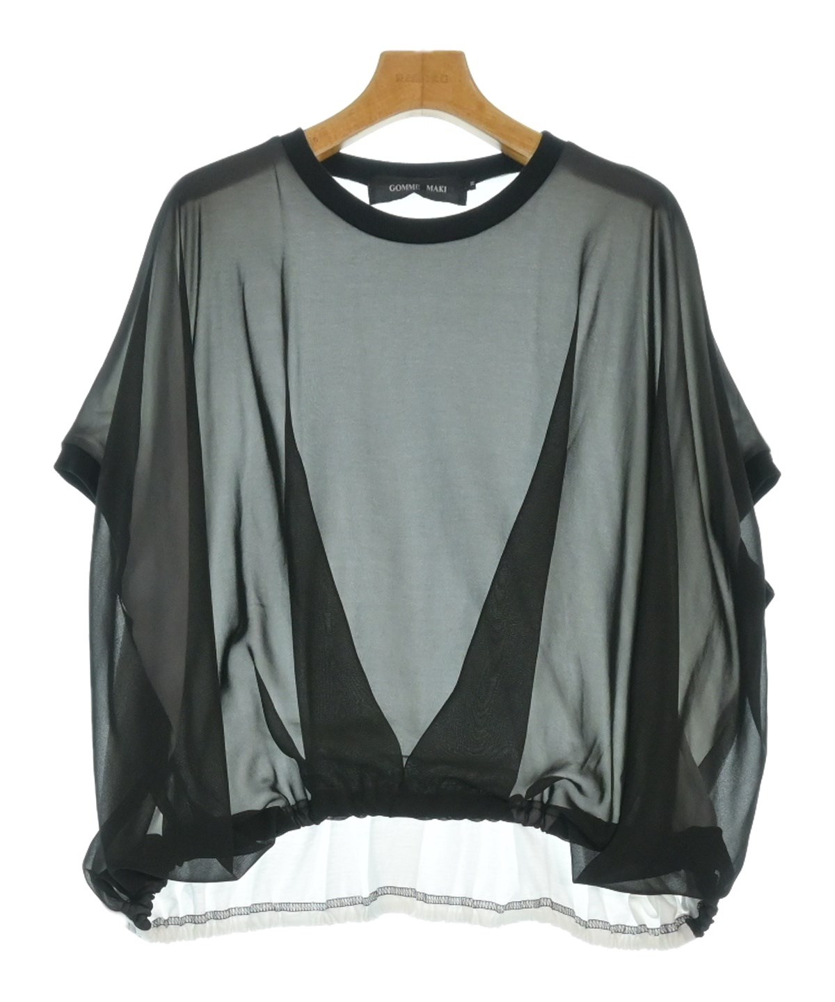 gomme（ゴム）Tシャツ・カットソー 黒 サイズ:M レディース