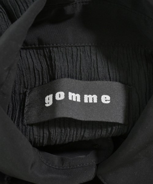 gomme（ゴム）ブラウス 黒 サイズ:M レディース/2200616125014
