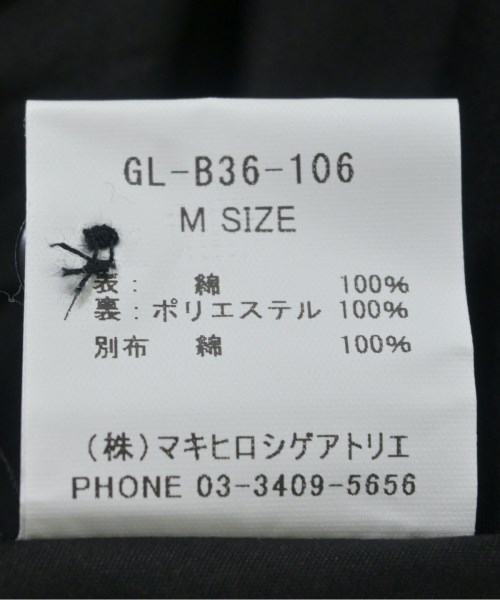 gomme（ゴム）カジュアルシャツ 黒 サイズ:M レディース/2200695254032