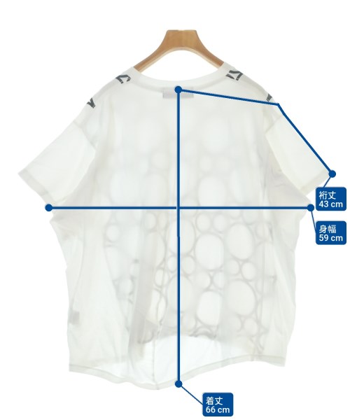gomme（ゴム）Tシャツ・カットソー 白 サイズ:M レディース/2200700549023