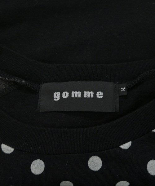 gomme（ゴム）Tシャツ・カットソー 黒 サイズ:M レディース/2200700549139