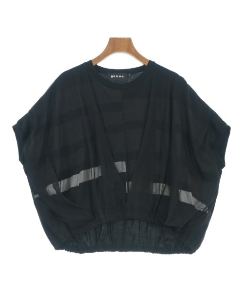 gomme(ゴム)Tシャツ・カットソー 黒 サイズ:M/2200700549344