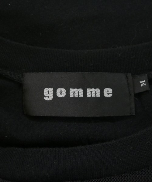 gomme（ゴム）Tシャツ・カットソー 黒 サイズ:M レディース/2200700549344