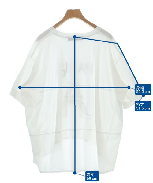 gomme（ゴム）Tシャツ・カットソー 白 サイズ:M レディース/2200700595051
