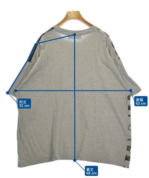 gomme（ゴム）Tシャツ・カットソー グレー サイズ:M レディース/2200726145100