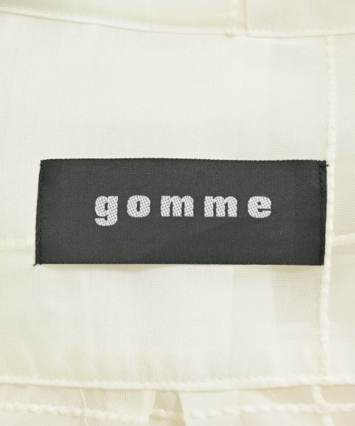 gomme（ゴム）ブラウス 白 サイズ:M レディース/2200687820061