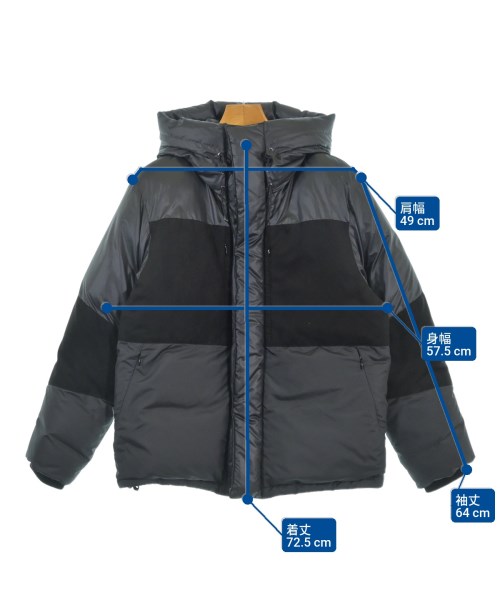 CABANE de zucca（カバンドズッカ）ダウンジャケット/ダウンベスト 黒 サイズ:M メンズ/2200635565013