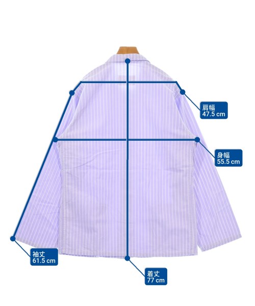 CABANE de zucca（カバンドズッカ）カジュアルシャツ 紫 サイズ:2(M位) メンズ/2200594035190