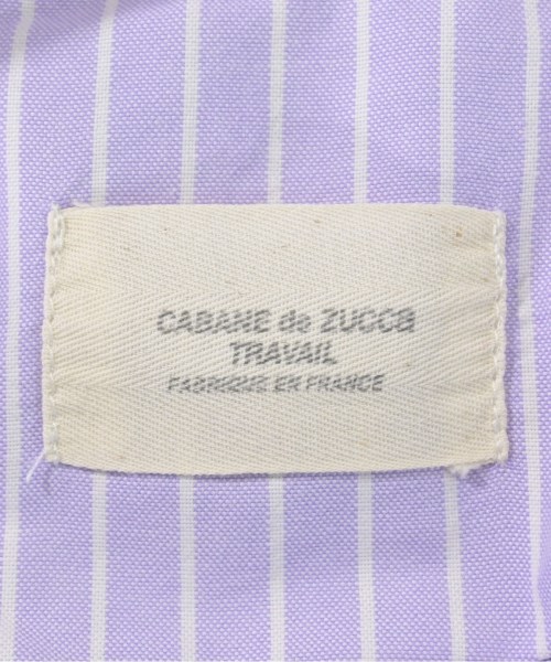 CABANE de zucca（カバンドズッカ）カジュアルシャツ 紫 サイズ:0(XS位) メンズ/2200594035206
